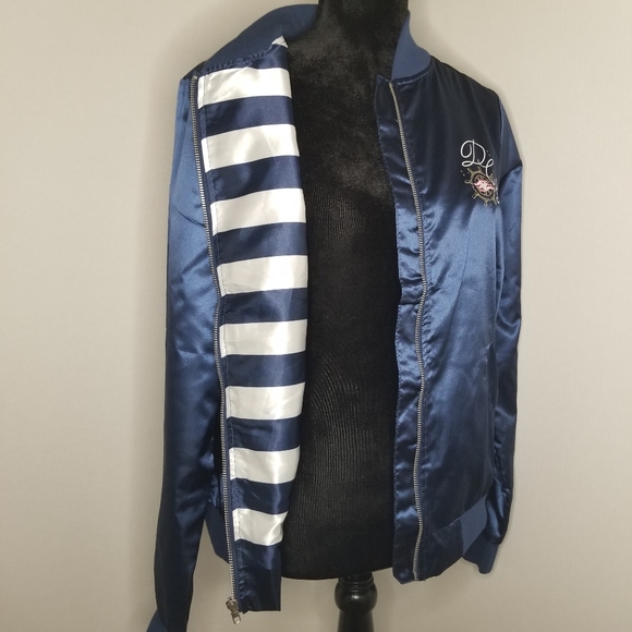 Disney Cruise Line Minnie Mouse Navy Stadium Coat - Picture 7 of 7